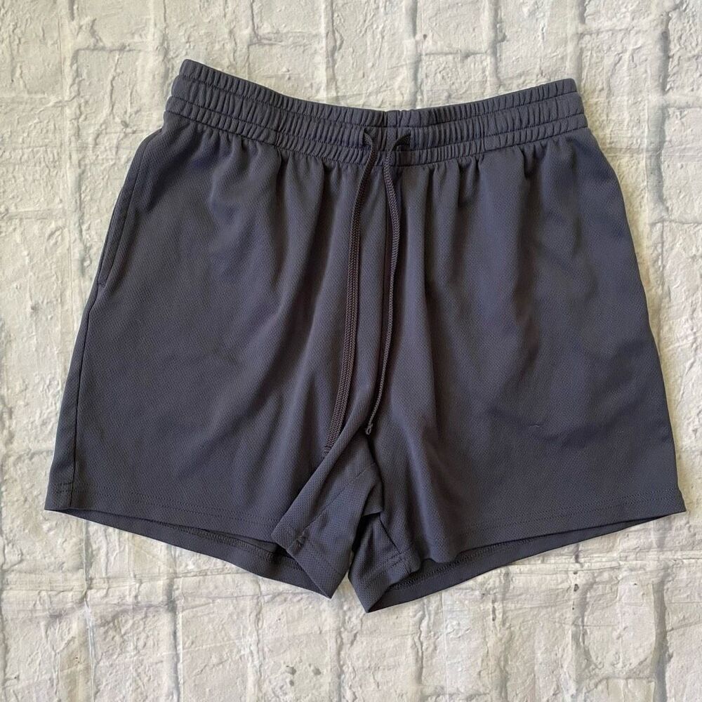 Tek Gear men S pull on shorts with elastic waist & front pockets grey